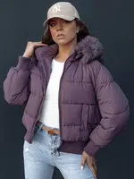 Kurtka zimowa damska COLDPACK fioletowa Dstreet
