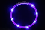 Reedog Easy Light USB nabíjací svietiaci obojok pre psy a mačky - Modrá