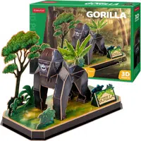 Cubicfun Puzzle 3D Zvierací kamaráti Gorila 34 dielikov