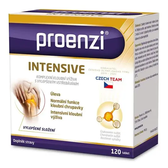 Proenzi Intensive, kolagen, glukosamin a chondroitin pro péči o klouby 120 tablet