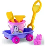 Vozíček so sadou na piesok Jednorožec