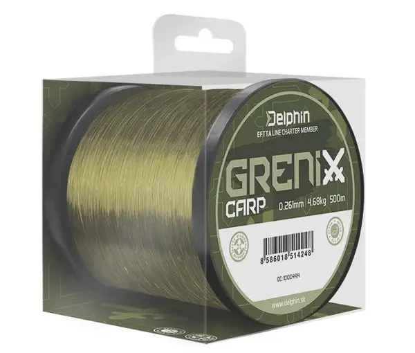 Delphin vlasec grenix carp 500 m - priemer 0,331 mm hmotnosť 7,39 kg