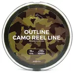 Avid carp vlasec outline camo reel line - 1000 m 0,33 mm 6,8 kg 15 lb