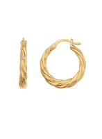 Hot Diamonds Moderné pozlátené náušnice kruhy s diamantmi Jac Jossa Soul DE673