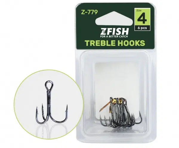 Zfish trojháčiky treble hooks z-779 - 1