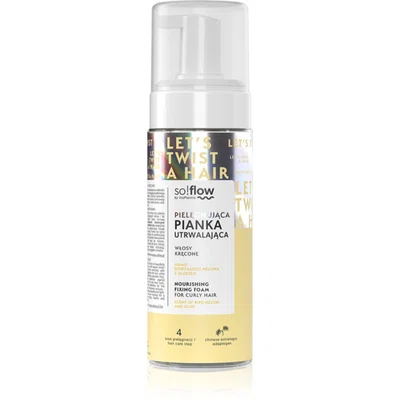 so!flow Curly Hair Nourishing Fixing Foam pěna na kudrnaté vlasy 170 ml