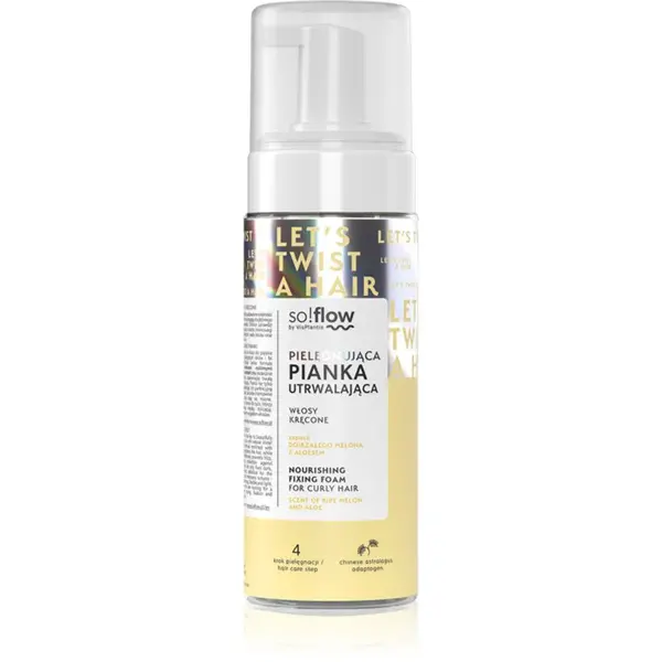 so!flow Curly Hair Nourishing Fixing Foam pěna na kudrnaté vlasy 170 ml