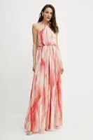 Šaty Elisabetta Franchi růžová barva, maxi, ABR4752E2