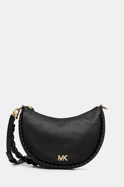 Kožená kabelka MICHAEL Michael Kors KYLA černá barva, 32T5G8QU1L