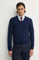 Vlněný svetr Michael Kors pánský, šedá barva, lehký, CF460F87AP