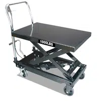 Ferdus Pojízdný pracovní stůl zdvižný, nosnost 450 kg, s hydraulickým systémem