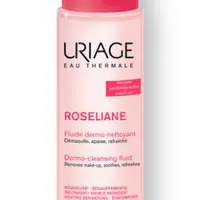 Uriage Dermo-čisticí fluid pro citlivou pleť se sklonem k začervenání Roséliane (Dermo-Cleasing Fluid) 250 ml