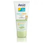 ASTRID Sun Jemný krém na opalování pro děti OF 30 Kids & Baby 100% minerální filtr 100 ml