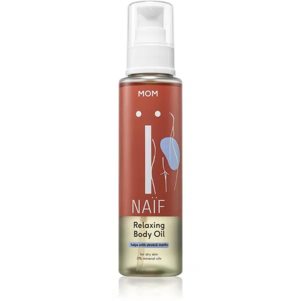 Naif Mom relaxační tělový olej proti striím 100 ml