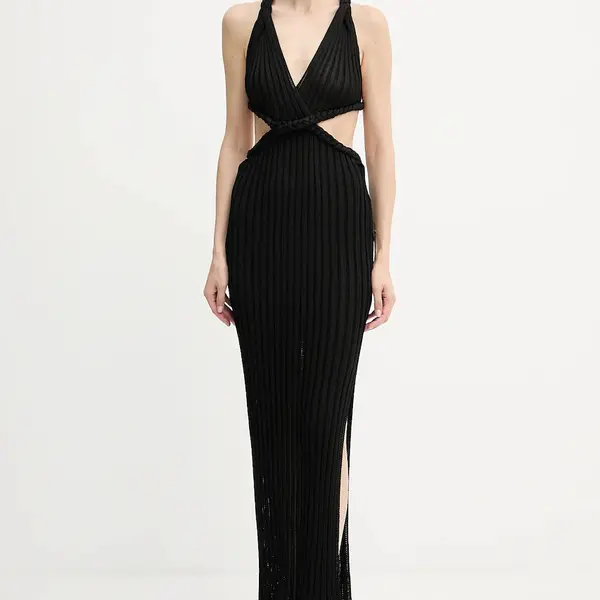 Šaty Guess VANYA černá barva, maxi, přiléhavé, W5YK0O Z0210