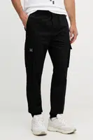 Kalhoty Calvin Klein Jeans pánské, černá barva, LV04RC617G