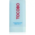 TOCOBO Cotton Soft Sun Stick ochranná hydratační tyčinka s matným efektem SPF 50+ 19 g