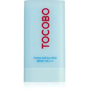 TOCOBO Cotton Soft Sun Stick ochranná hydratační tyčinka s matným efektem SPF 50+ 19 g