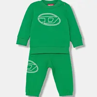 Bavlněná tepláková souprava pro miminka Diesel STIMOTYB-SET OVERALLS