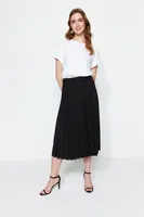 Dámská sukně Trendyol TWOSS23ET00048/Black