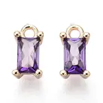 Brass Cubic Zirconia Charms