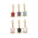 Alloy Enamel Turtle Pendant Decorations