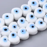 Handmade Evil Eye Lampwork Beads Strands