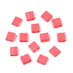 2-Hole Baking Paint Glass Seed Beads
