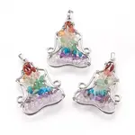 Natural & Synthetic Mixed Gemstone Chakra Pendants