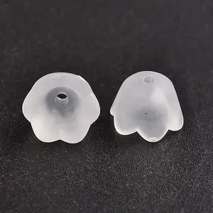 Transparent Acrylic Beads Caps