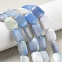 Natural Banded Agate Beads Strands