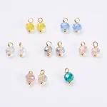 Electroplated Glass Charms
