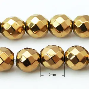 Non-magnetic Synthetic Hematite Beads Strands