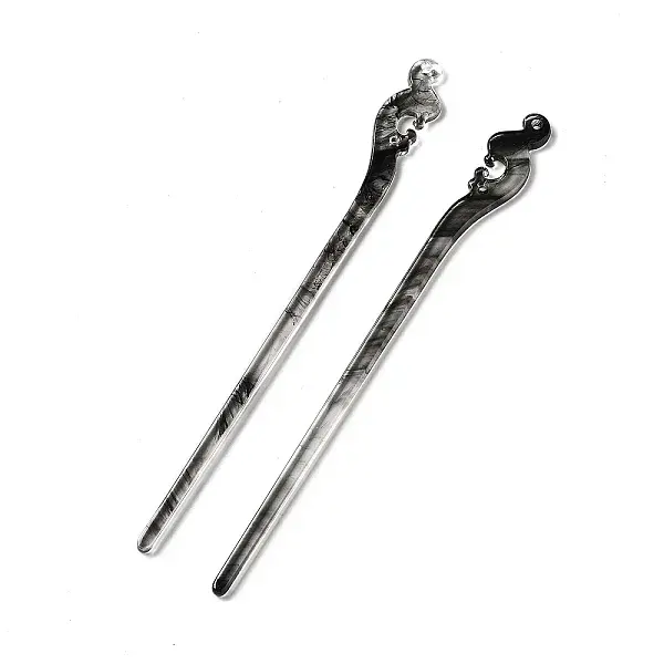 Opaque Acrylic Hair Sticks