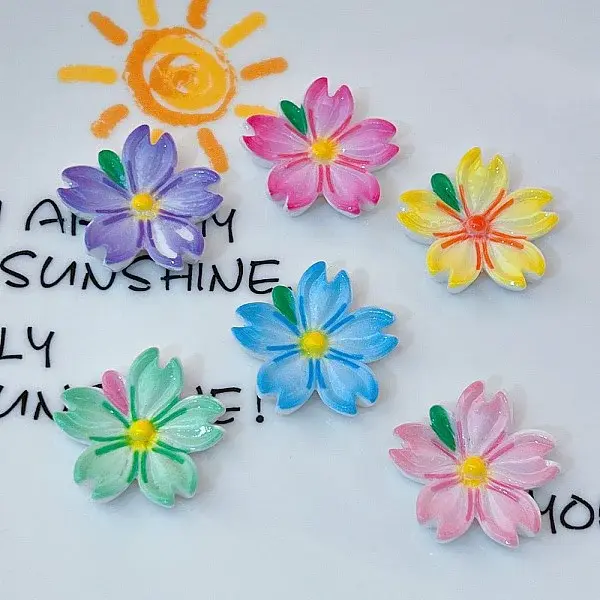 Opaque Resin Enamel Cabochons