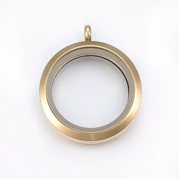 304 Stainless Steel Magnetic Floating Locket Pendants