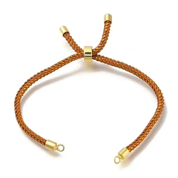 Braided Cotton Cord Slider Bracelet Making