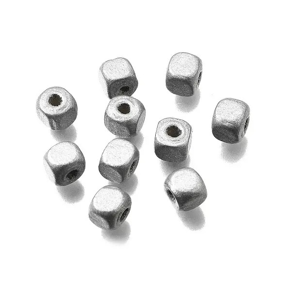 Spray Painted Wooden Beads