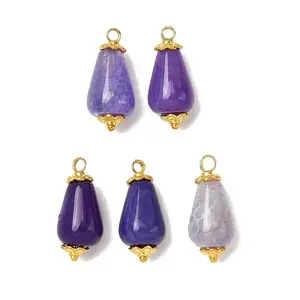 Natural Crackle Agate Pendants