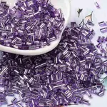 Baking Paint K9 Glass Round Bugle Beads