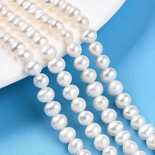 Natural Cultured Freshwater Pearl Beads Strands