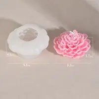 3D Lotus DIY Silicone Candle Molds