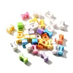 UV Plating Opaque Acrylic European Beads