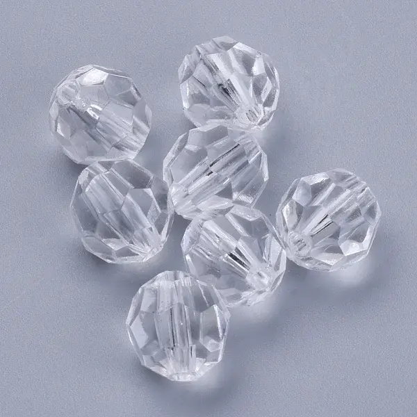 Transparent Acrylic Beads