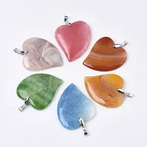 Natural Agate Pendants