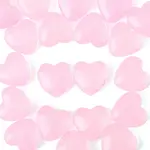 20Pcs Transparent Spray Painted Glass Beads