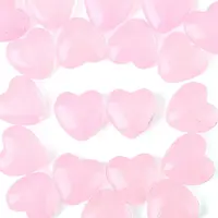 20Pcs Transparent Spray Painted Glass Beads