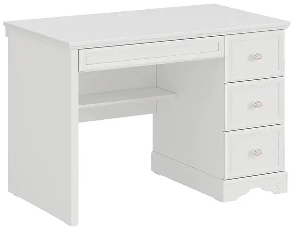 Malý zásuvkový psací stůl ballerina - bílá