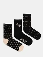Guess 3 pack fantasy lurex socks 39-42