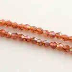 Electroplate Glass Bead Strands